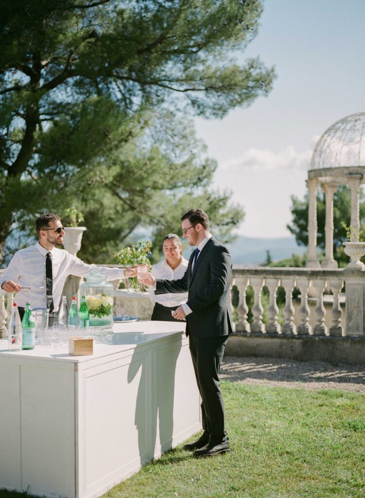 Welcome Drink on the Côte d'Azur Wedding - Jennifer Fox Weddings