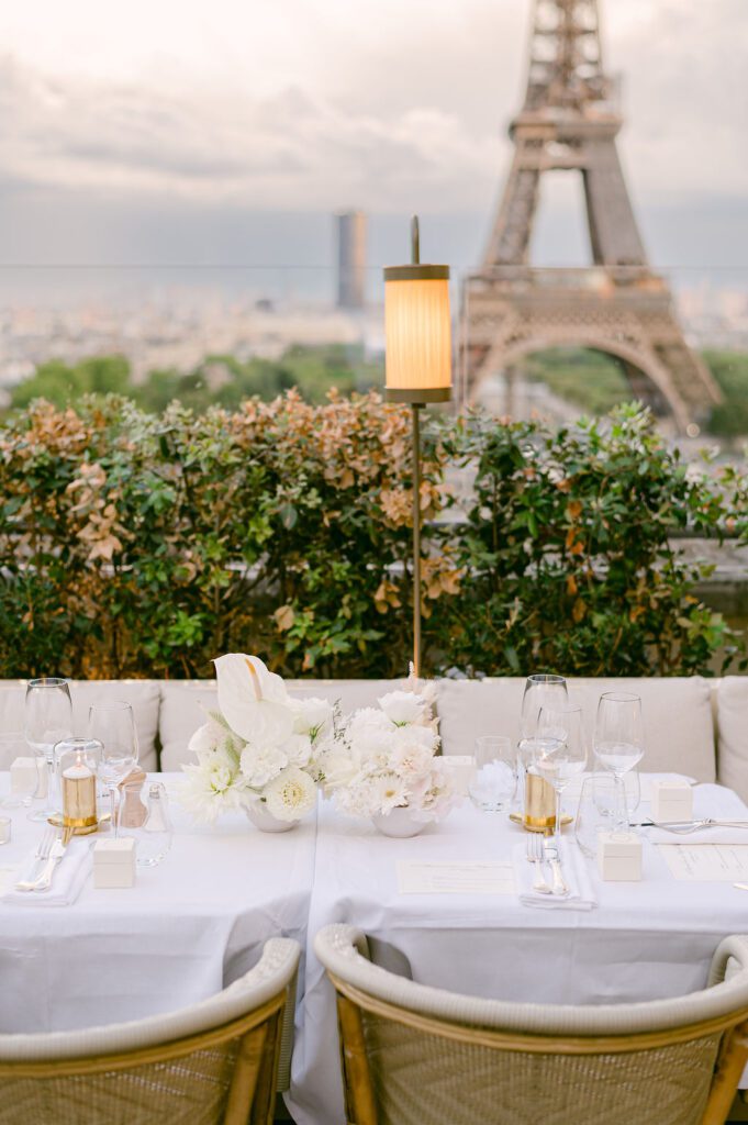 Rooftop Dinner in Paris - Eiffel Tower View