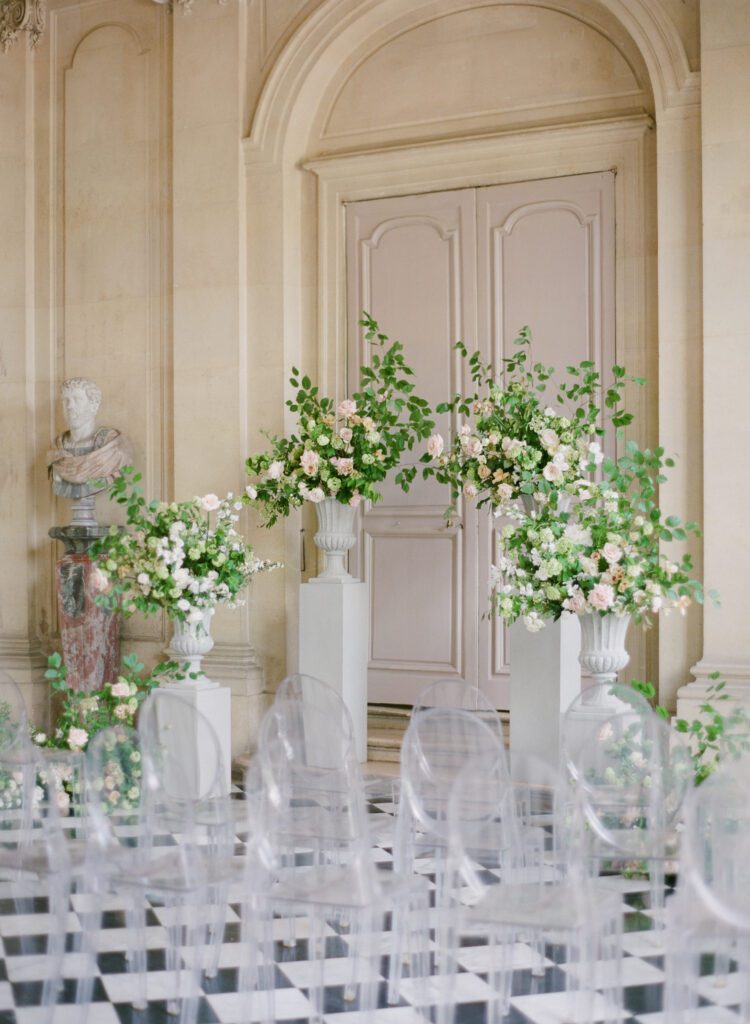 Ceremony at Château de Champlâtreux - Wedding Venue near Paris