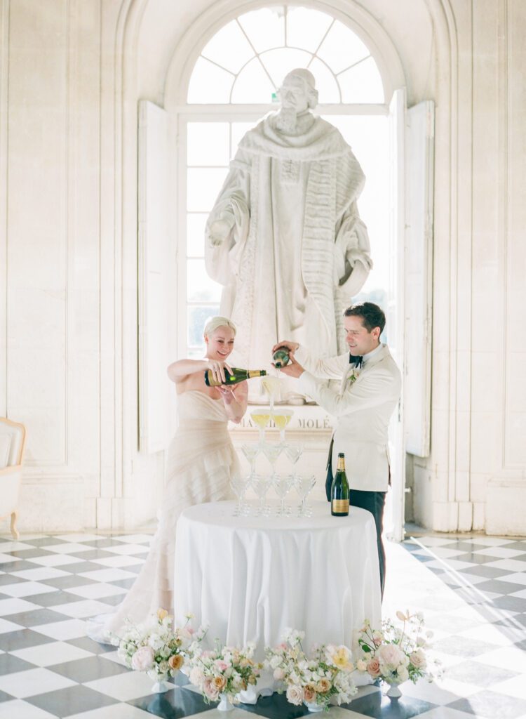 Cocktails at Château de Champlâtreux | Jennifer Fox Weddings | Wedding Planner in Paris
